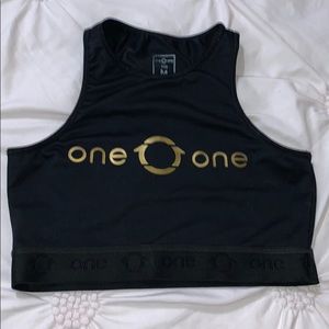 One O One Black Sports Bra